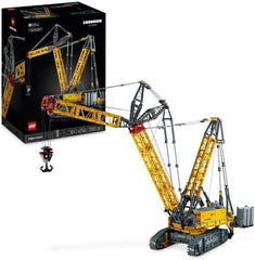 LEGO Technic Liebherr LR 13000 larvekransæt, byg den bedste fjernbetjente byggekøretøjsmodel med Control+ app, kran med spilsystem og løftearm, stort modelsæt til voksne 42146 Besuche Den LEGO-Store byggesæt