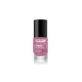 Glam'Up Paris, ultrablank, langtidsholdbar, hurtigttørrende neglelak, nr. 129, pink glitter