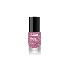 Oja Glam'Up Paris, ultra-lucioasă, de lungă durată, cu uscare rapidă, nr. 129, sclipici roz