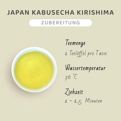 Ceai verde japonez Kabusecha Kirishima, Kabuse Sencha japonez, ceai verde premium vrac, fără arome adăugate | Wondertea Ceai verde japonez Kabusecha (50 g)