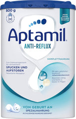 Aptamil Anti-Reflux - Komplet formel fra fødslen Diætstyring Opkastning og opstød Babymad Mælkepulver 1 x 800 g