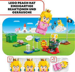LEGO Super Mario Adventures med interaktiv fersken, legesæt til børn med gul tudse, Nintendo-gave til drenge, piger og alle spillere fra 6 år 71441 Byggesæt Besuche den LEGO-Store