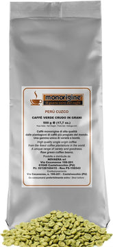 Boabe de cafea verde Arabica Perù Cuzco - 500 gr