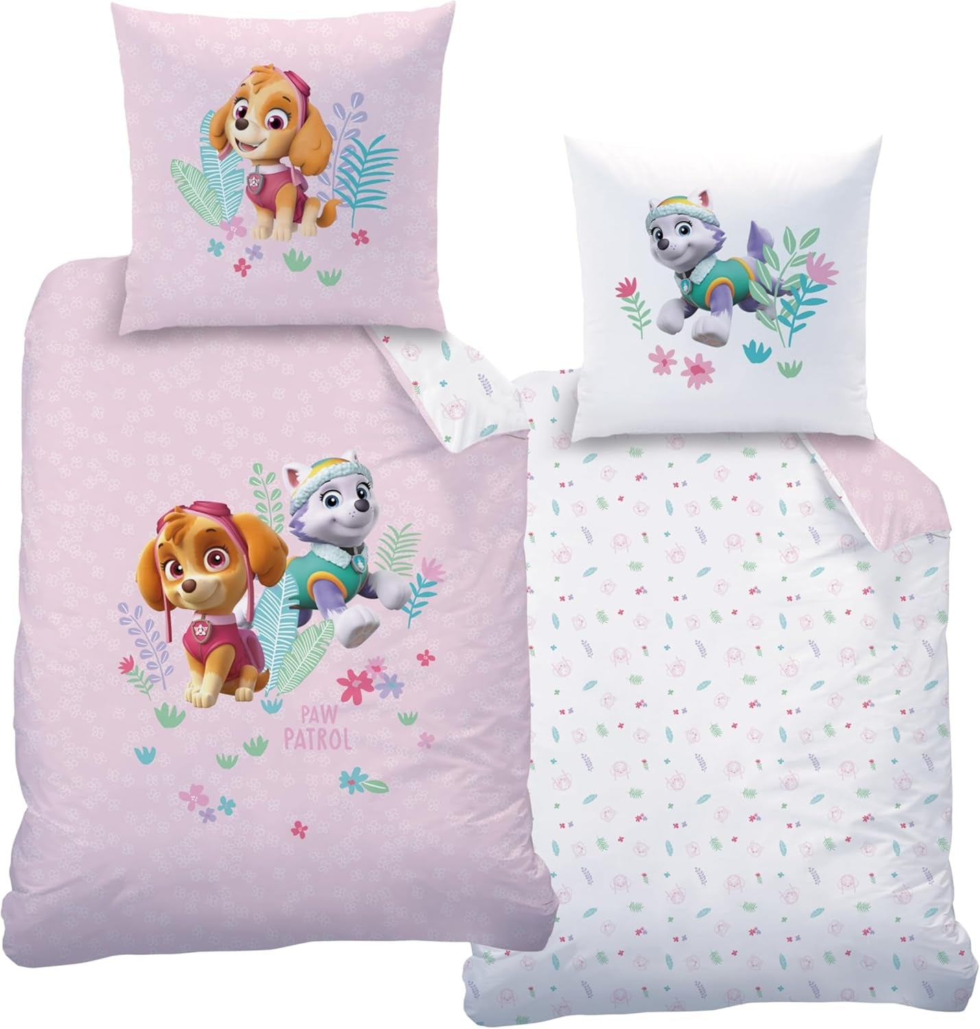 Lenjerie de pat, Patrula Catelusilor (Paw Patrol), 100% bumbac Lenjerie de pat - copii Naty Shop