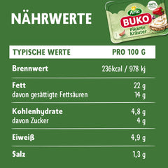Pikante Kräuter Frischkäse| 10x200g | 100% naturlige ingredienser Ohne Konservierungsstoffe, Thickeners og Gesmackverstärker