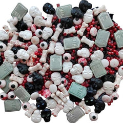 Decoratiuni comestibile, bombonele si sprinkles, pentru Halloween, 100 grame Sprinkles Naty Shop