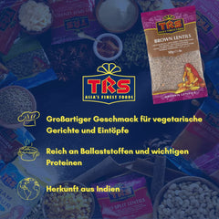 TRS - Hele brune linser - (1 x 500g)