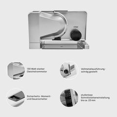 Ritter Serano 5 Multifunktionel elektrisk pålægsmaskine, fremstillet i Tyskland Rasnite and Slicers Naty Shop