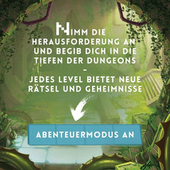 Magnetiske fliser Dungeon Breakout, vanedannende Dungeon Adventure, Fliseplaceringsspil med stigende udfordringer, for 1-2 spillere fra 6 år og opefter