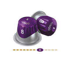 Jacobs Kaffeekapseln Lungo Intenso, Intensität 8/12, 10 x 20 Getränke, Nespresso* kompatible Kaffee Kapseln, 200 Kapseln