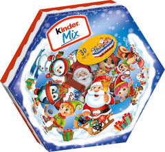 Kinder Mix juletallerken - lækre chokoladespecialiteter fra Kinder sortimentet - 143g