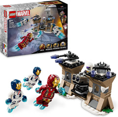 LEGO Marvel Iron Man & Iron Legion vs. Hydra Soldier, Avengers byggelegetøj, kreativt legesæt til børn og superheltefans, gave til drenge og piger 6 år 76288 Byggesæt Besuche den LEGO-Store Standardtitel