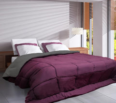 Plapuma Toison D'Or Cocoon, prună / oțel, 140 X 200 Cm Plapumi si pilote Naty Shop Prună / oțel 200Cm X 200Cm