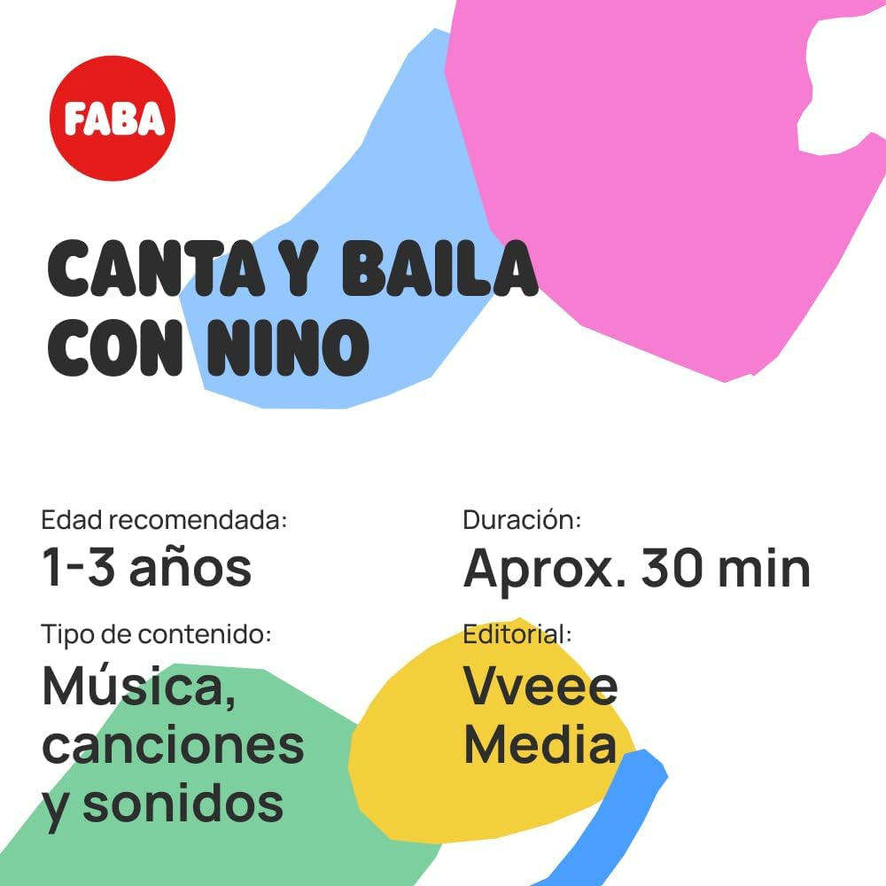 Figură sonoră de - Cântând și dansând cu copiii - Muzică, cântece și sunete - Jucării, conținut educațional, în spaniolă, pentru fete și băieți de toate vârstele Jucarii Bebe Naty Shop