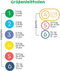 Bambiboo engangsbleer, hudvenlige, fine bambusfiber - Babyble-trusser - Engangsblebetræk - Følsom hudbeskyttelse - Meget absorberende - Størrelse 4 (Maxi), 16 stk.