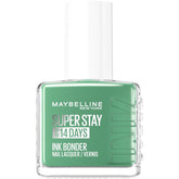 Maybelline New York Super Stay Ink Bonder 959 Sea Glass - Langtidsholdbar neglelak til stærke negle og intens farve, 12,3 ml