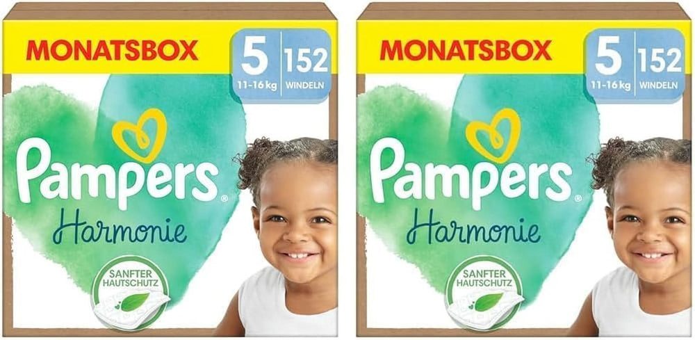 Babyblesæt Pampers Harmonie str. 5 (11-16 kg), 304 stk. Mor og barn Naty Shop