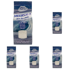 Meersalz Fein 1 kg | Naturbelassen, unraffiniert og ohne Zusätze | Unbehandeltes feines Meersalz