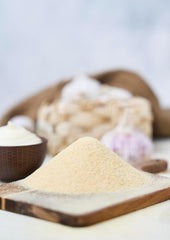 Fuchs Gewürze - Hvidløg granuleret - würzig-zwiebliger Geschmack für Tzatziki, Knoblauchbutter eller Gemüsegerichte - naturlige ingredienser - 85 g i wiederverwendbarer, genbrugsbarer Dosis