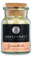 Ankerkraut Gemüsebrühe, ohne Gemsckverstärker, ohne Zucker, 90g i korkglas, Mischung würzender Ingredient für Brühe