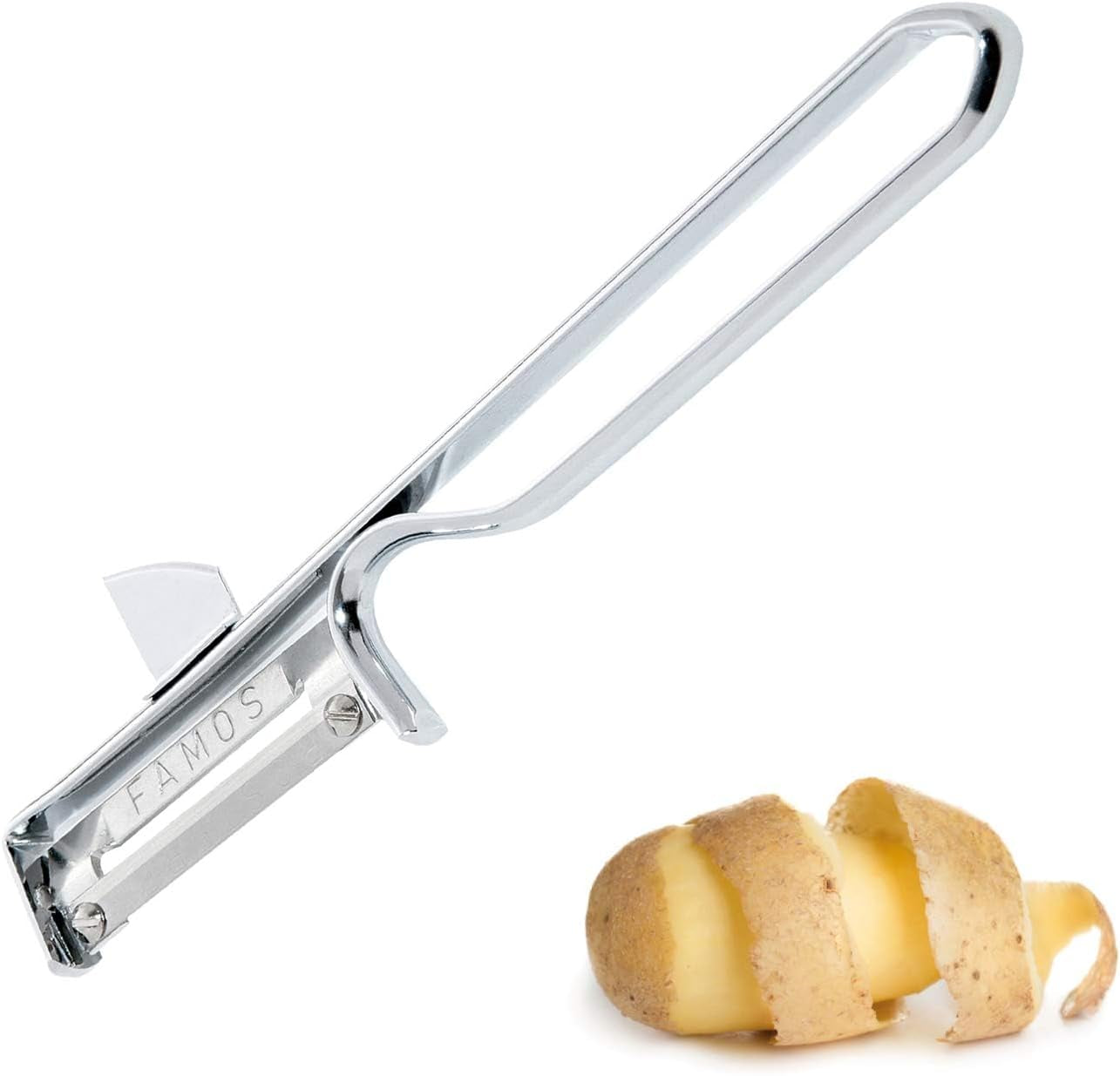 Westmark 106122E1 Peeler, lamă din oțel cromat, inoxidabil Peeler Naty Shop