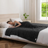 Good Nite Vægtet tæppe til voksne Tungt tæppe til rolige sanser Grå 8 Kg 150 X 200 Cm Dyner og dyner Naty Shop Grå 150X200 Cm, 8 Kg