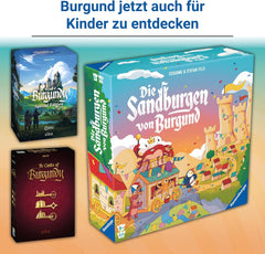Ravensburger 24687 Burgundy Sandcastles - Spil for børn fra 5 år og opefter, for 2-4 spillere