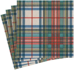 Șervețele de hârtie pentru cocktail Dress Stewart, tartan, 20 de bucăți per pachet
