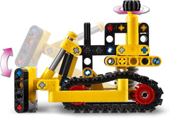LEGO Technic Heavy Bulldozer Byggelegetøj Bulldozer Føj til din byggeplads Byggelegetøj til børn Teknisk gave til drenge og piger 7 år 42163 Byggesæt Besuche den LEGO-Store