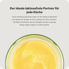 Vilgain Ghee Spray med Avocadoöl | Laktosefri, zum Kochen & Backen | Rauchpunkt 195°C, herzgesund, BRC-zertifiziert | Ideel til laktosefølsomme mennesker Geschmacks-Harmonie, 200ml