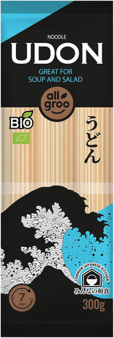 Tăiței de grâu organici Allgroo, Udon, CN-BIO-154-1 x 300 g