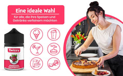 Twizzy, intens hindbærsmag, 60 milliliter Arome Naty Shop
