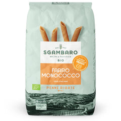 Økologisk Penne Rigate Pasta N.91 - 500 g fedtfattig hvedepasta - Kilde til fibre og protein