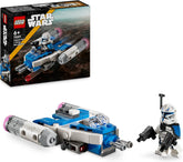 LEGO Star Wars Captain Rex Y-Wing Microfighter, baubares Spielzeug-Sternenschiff Steinen zum Sammeln, Geschenkidee für Jungen und Mädchen ab 6 Jahren 75391