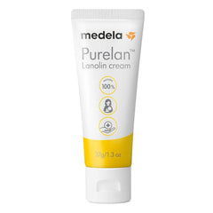 Medela Purelan 37G Lanolin Nipple Cream - creme til ømme brystvorter og tør hud, 100 % naturligt, allergivenligt Tilbehør Mad og amning Bebe Naty Shop