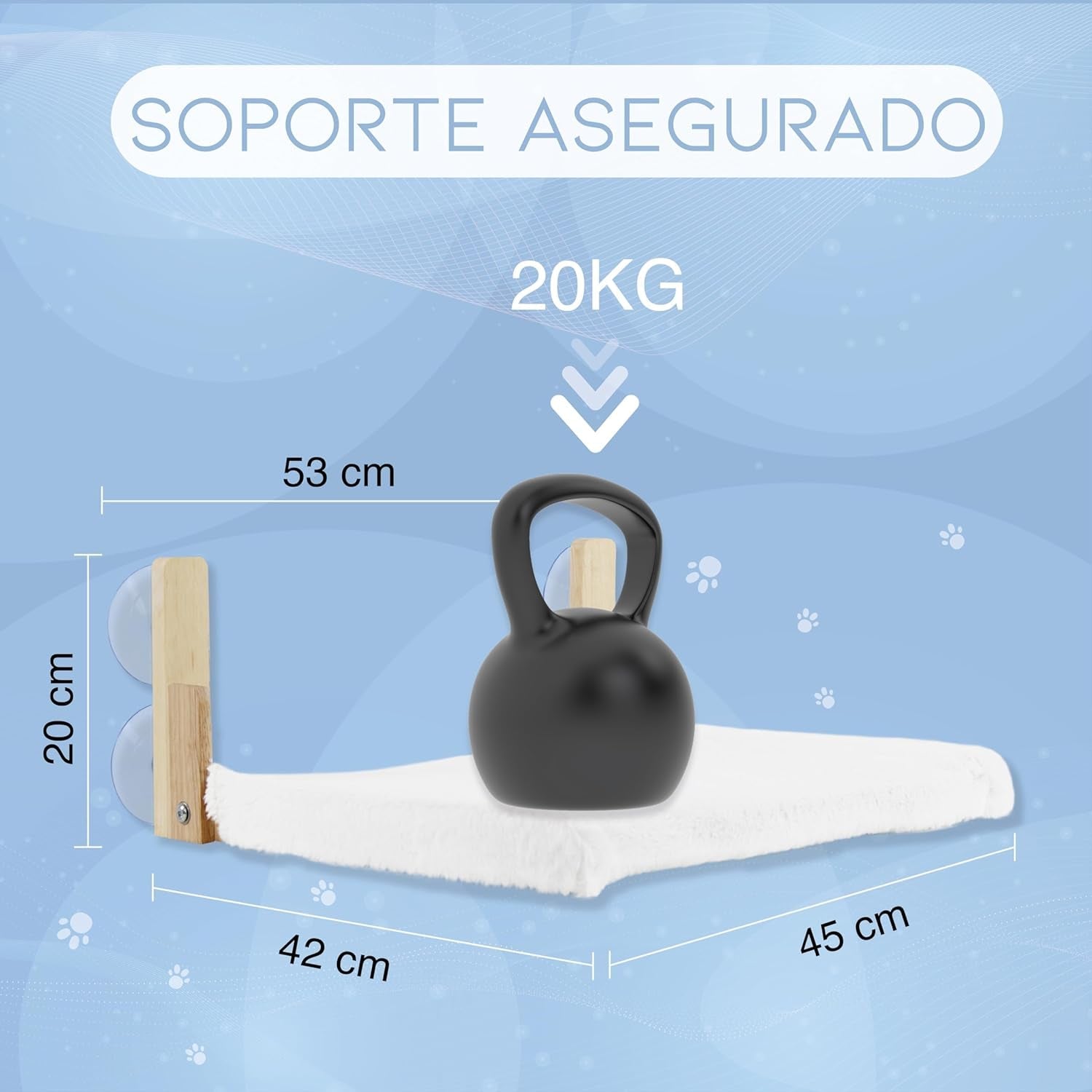 Hamac pentru pisici, fereastră, din lemn, pliabil, pat pentru pisici, pervaz, cu pătură reversibilă pentru iarnă și vară, hamac pentru pisici cu 4 ventuze, pat pentru pisici cu fereastră pentru pisici și