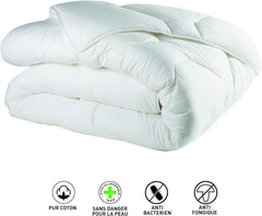 Blanrève Cthalvd011420 Copertă de plapumă Hollofil Allerban bumbac cald alb 140 X 200 cm Plapumi si pilote Naty Shop