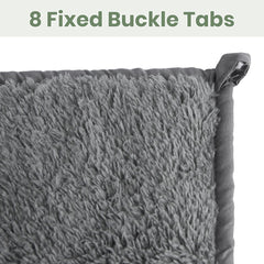 Pătură ponderată 8 Kg Pătură ponderată Pătură grea pentru dormit Adulți Gri 150 X 200 Cm Pătură confortabilă Pătură ponderată Pătură de viață pufoasă Paturi si Cuverturi Good Nite