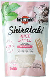 Shirataki stil Miyata ris lavet af konjac mel, 1 pakke (1 x 270g)