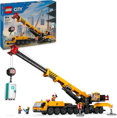 LEGO City Mobile Construction Crane Byggelegetøj til drenge og piger Kreativt børnegave Lang forlængelig arm 4 bygningsarbejder minifigurer til rollespil 60409 Byggesæt Besuche den LEGO-Store Standardtitel