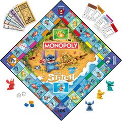 Monopoly Disney Stitch Edition brætspil - tysk version