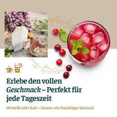 H&S Ceai de fructe cu vitamina C: amestec de ceai de fructe aromat și răcoritor, 20 x 2,7 g