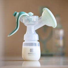 Kikkaboo ELSIE brystpumpe, manuel med 2 tilstande, justerbar sugekraft, blød silikonekop Tilbehør Mad og amning Bebe Naty Shop