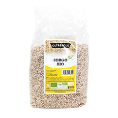 Økologisk hvid sorghum, 1 kg, afskallet, råkorn, økologisk dyrket i Italien, ideel pakke til familien