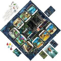 Joc de societate Cluedo Conspiracy de la Hasbro Gaming pentru adulți și adolescenți, versiunea germană a jocului de mister, pentru 4-10 jucători și cu vârsta de 14 ani și peste