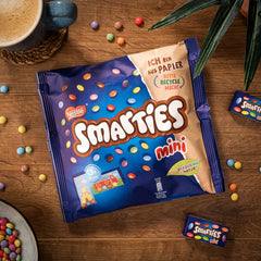 Nestlé SMARTIES Mini individuelt indpakkede små linser med mælkechokolade 3 pakke (1 x 187 g)