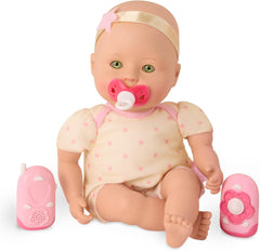 Păpușă Baby Sweetheart - Seara de culcare - 31 cm - Corp moale - Accesoriu pentru suzetă - Joc de simulare - Jucărie pentru copii de 3 ani și peste