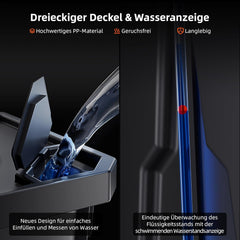 Spider Farmer DWC Hydroponic Grow System 27L/7 Gallon Dybtvandsdyrkning Nyt trekantet lågdesign Cirkulerende dryp havesystem med pottedrypsæt 8W luftpumpe 2 spande