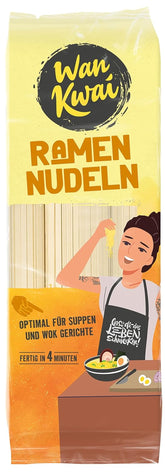 Wan Kwai Ramen Nudler 300g – Autentisk smag til det asiatiske køkken. Alsidige, hurtige at tilberede ingredienser af høj kvalitet. Ideel til supper og wokretter.