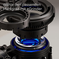 Espressor automat Siemens EQ900, ecran TFT color mare, 2 recipiente pentru boabe, 36 de băuturi calde și reci, cafea rece, super silențios, funcție pentru două cești, control prin aplicație, oțel inoxidabil, TQ907D03